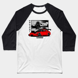 Red S2000 JDM Baseball T-Shirt